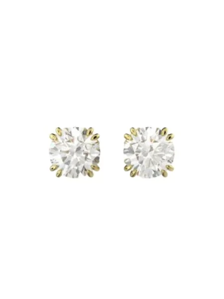 Kolczyki Swarovski białe
