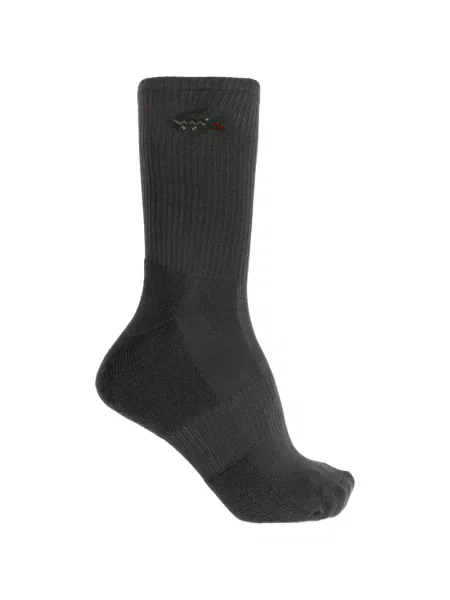 Чорапи Lacoste бродирани бяло