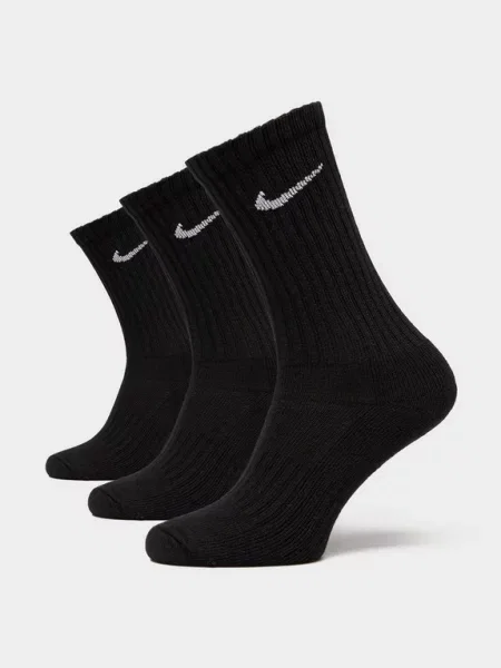 Nike Ponožky Value Cotton Crew černé