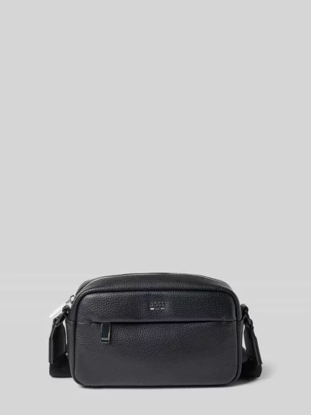 Torba na ramię z detal z logo model Ray EVO_EW Crossbody' Boss czarna