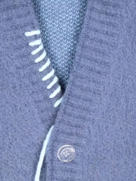 Cardigan Bonsai de mohair albastru