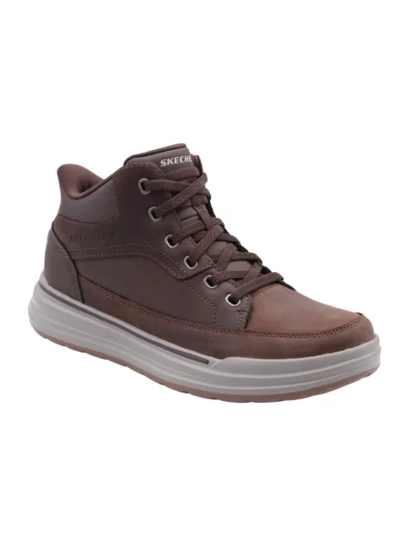 Sneakersy Skechers brązowe