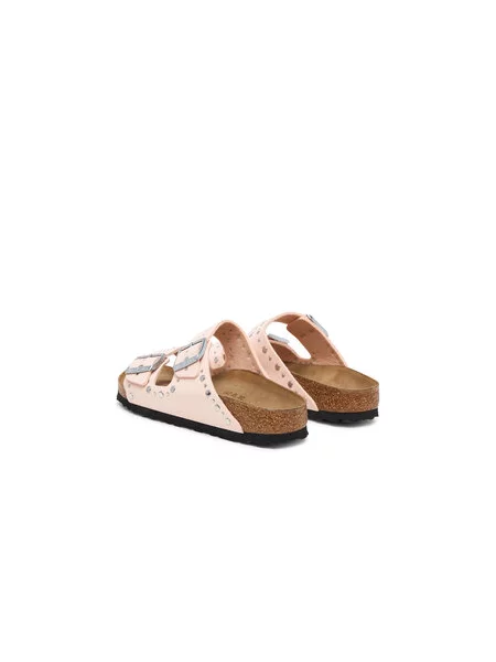 Papucs Birkenstock Arizona Rivets S Rózsa arany