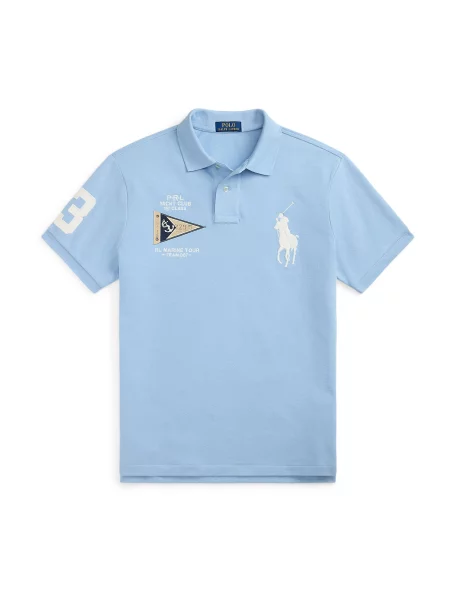 Polo Ralph Lauren Tricou bej / bleumarin / albastru deschis alb