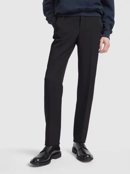 Kožený derby Saint Laurent čierna