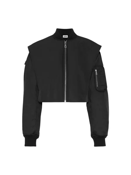 Kurtka bomber Jean Paul Gaultier z kapturem szary