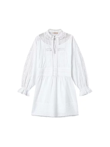 Sukienka Twinset wiązana biała
