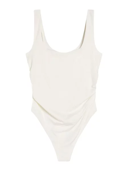 Bershka Bodi majica bela