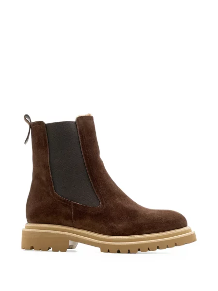 Botine chelsea Lottusse maro