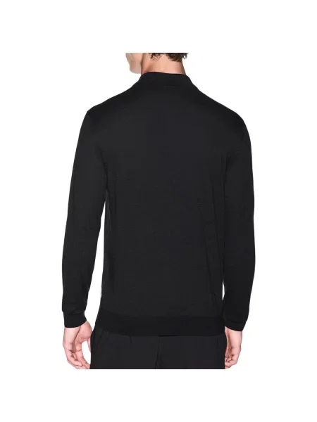 Tricou Eax de lână negru