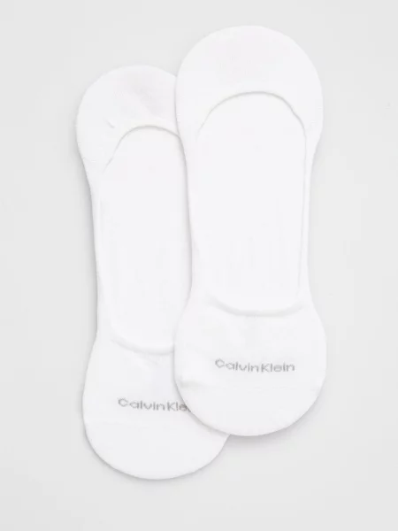 Чорапи Calvin Klein 2 чифта мъжки бяло