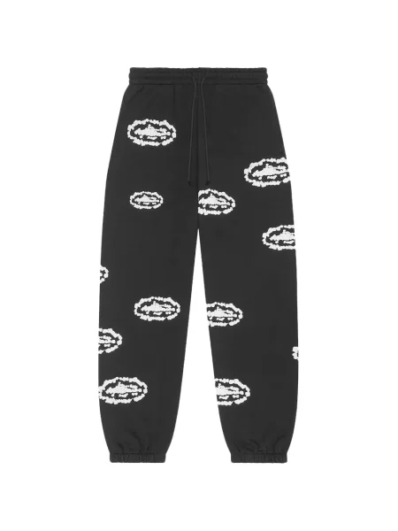 Pantaloni Denim Tears cu imagine negru