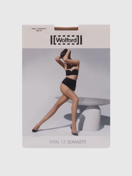 Чулки Wolford бежевые