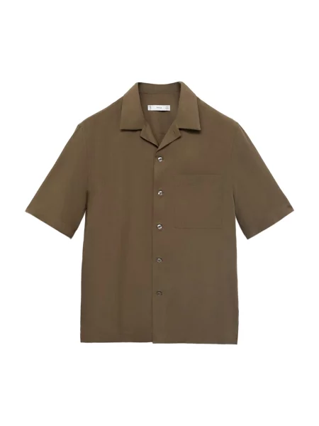 MANGO MAN Košeľa LUCA' hnedá