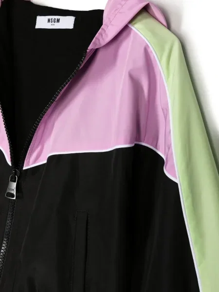Kurtka bomber dziecięcy Msgm fioletowy