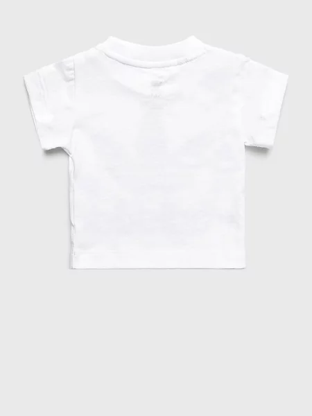 Adidas Majica Trefoil Regular Fit bela