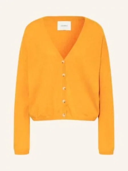 Lisa Yang Kardigan Abby Z Kaszmiru orange pomarańczowy