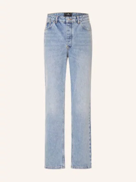 Represent Jeansy Heaton O Kroju Regular Fit blau niebieskie