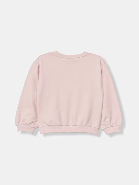 United Colors of Benetton oversize mikina dětská růžová