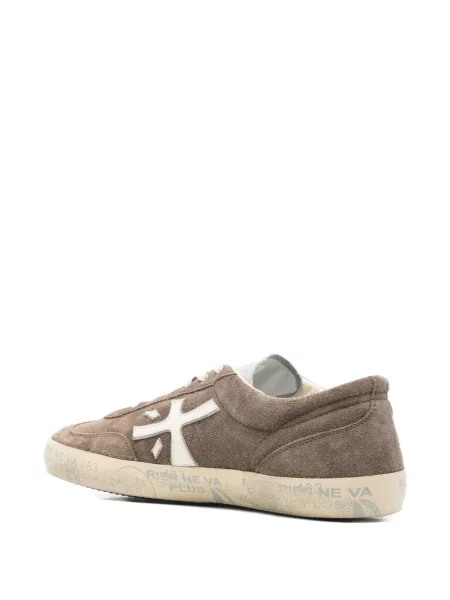 Sneakerși Premiata cu autograf maro