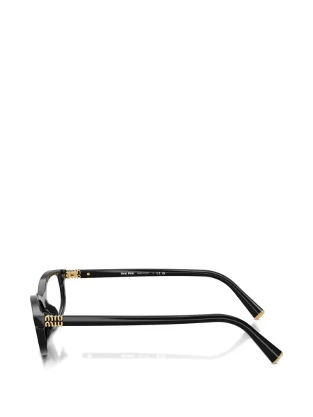 Γυαλιά ηλίου οβάλ Miu Miu Eyewear μαύρο