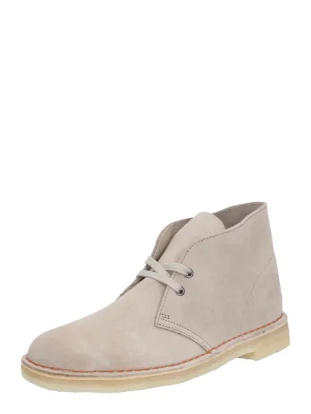 Clarks Originals botine de piele întoarsă Desert Boot bej