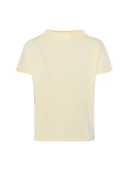 T-shirt o kroju regular fit z mieszanka model Kiline' Someday żółta