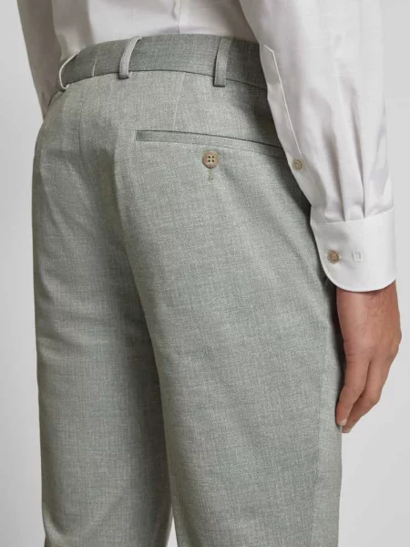 Spodnie materiałowe z wpuszczanymi w stylu francuskim Atelier Torino