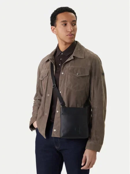Calvin Klein Saszetka Bold Ck Flatpack czarny