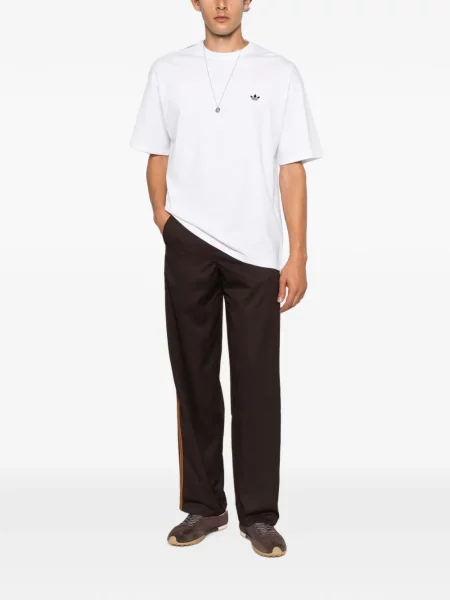 Tricou Adidas cu broderie alb
