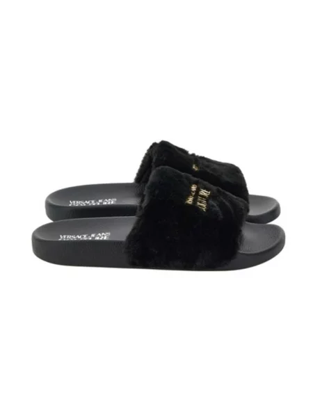 Klapki Versace Jeans Couture czarne