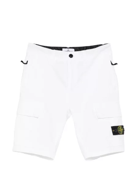 Szorty cargo dziecięce Stone Island białe