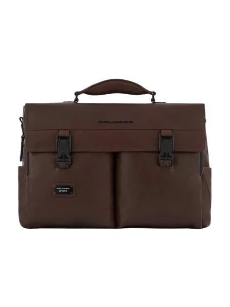 Torba na laptopa Piquadro brązowa
