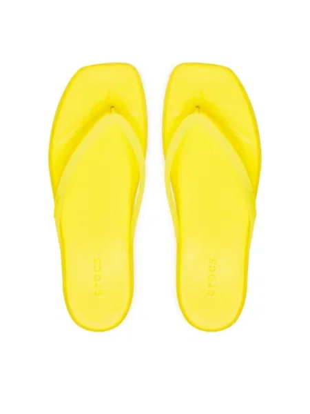 Japonki Crocs żółte
