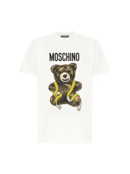 Koszulka Moschino z nadrukiem biała