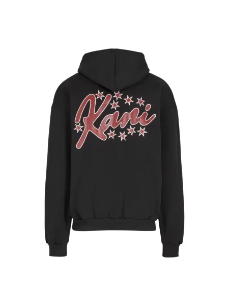 Bluza z kapturem Karl Kani z nadrukiem czarna