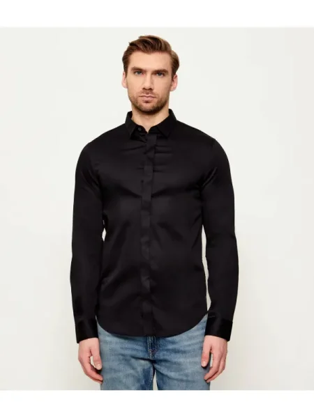 Armani Exchange férfi ing fekete