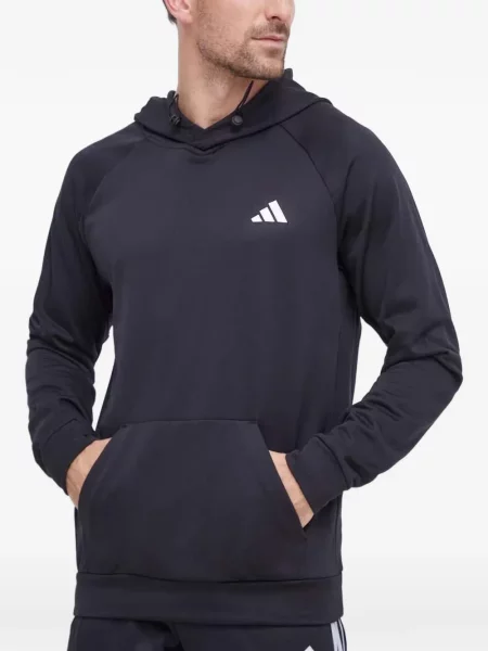 Csíkos tornaterem rövidnadrág Adidas nyomtatás kék