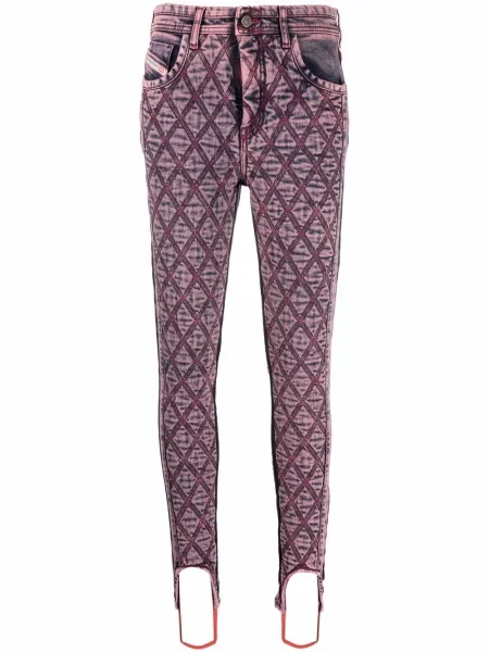 Matlasat blugi skinny Diesel skinny fit roz