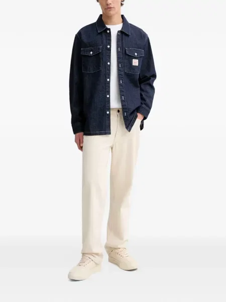 Pantaloni scurți Levi's® cu autograf cu cordon cu decolteu rotund verde