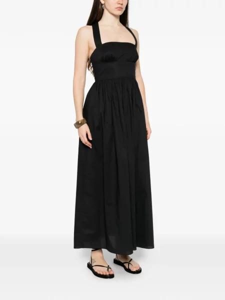 Rochie midi Matteau fără mâneci negru