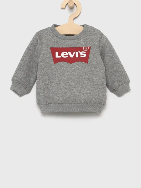 Levi's Dětská mikina šedá