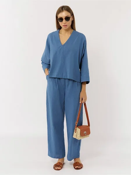 Штани повсякденні YUKI синій