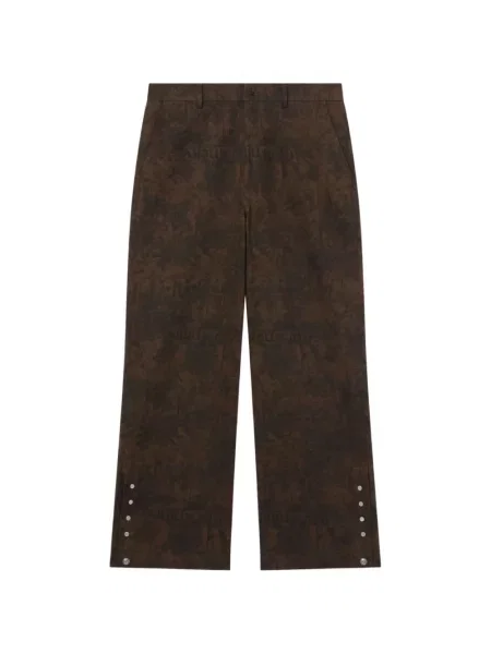 Pantaloni Palm Angels cu imagine maro