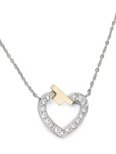Colier Trussardi cu motiv cu inimi