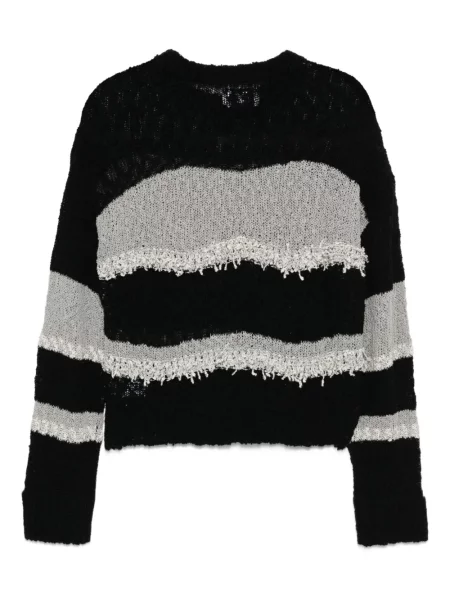 Top Izzue tricotate negru