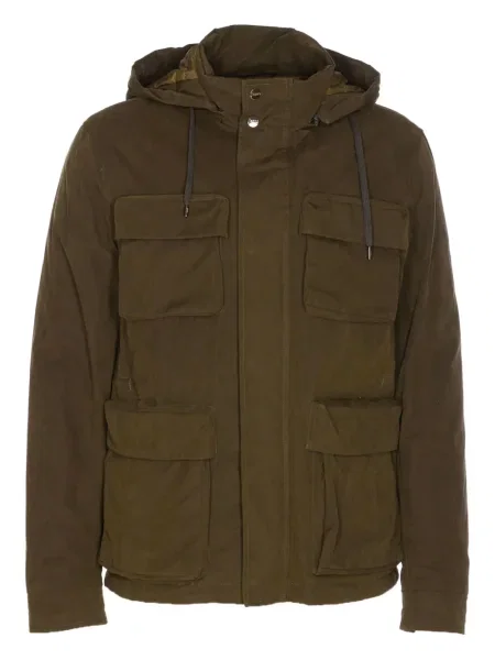 Geacă parka Herno cu glugă verde