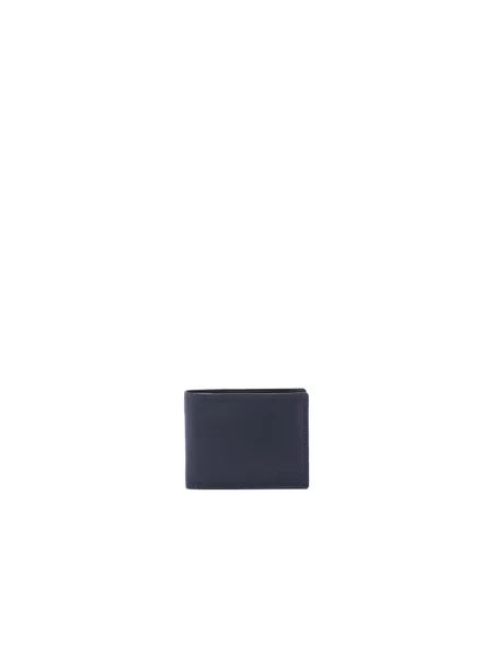 Kompaktowy portfel Laura Biagiotti skórzany niebieski
