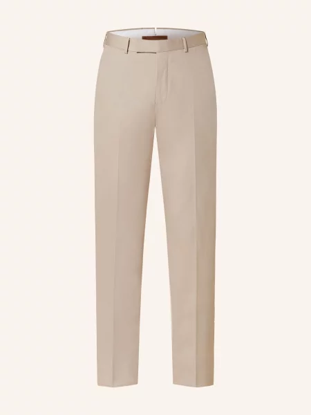 Zegna Spodnie Regular Fit beige beżowe