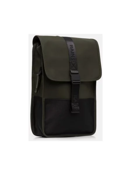 Rains plecak Trail Backpack Mini W3 mały gładki zielony